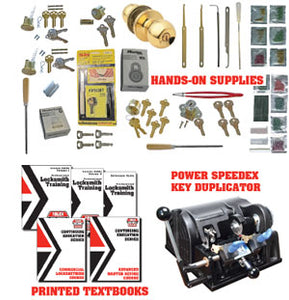 Institutional Locksmithing Online Course with 9180MC Power Speedex Key Machine