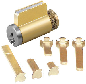15995CD-26D-KD ILCO Key-in-knob Cylinder with Corbin CO91 Keyway Satin Chrome Finish