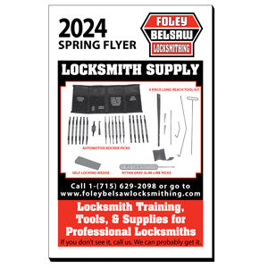 FREE Foley-Belsaw Locksmithing 2024 Spring Catalog pdf version for download