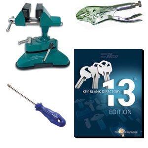 Special Student Offer #1 Starter Package: Vacu-vise, Vise Grips, Key Blank Directory, #1 Phillips Screwdriver