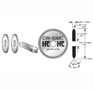 Speedex Double Angle Cutter CW-50MC for using with depth keys