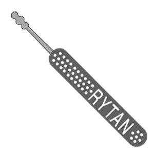 Rytan Slim-Line Full-Size Gray Full Triple Ball Lock Pick SLB-7