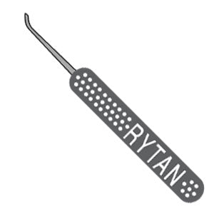 Rytan Slim-Line Full-Size Gray Hook Lock Pick SLP-12