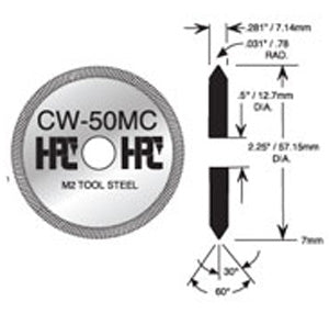 Speedex Double Angle Cutter CW-50MC for using with depth keys (Cutter Only)
