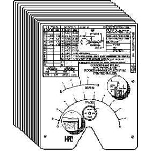 C44 Sargent Large Pin Code Card for Blitz 1200 Series Code Machines ...