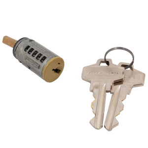 SC1 Keyway Kwikset SmartKey Replacement Cylinder with Gold Finish for Exterior Double Cylinder Deadbolts 85171-002