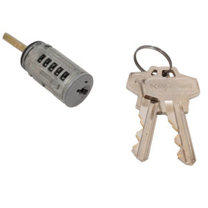 SC1 Keyway Kwikset SmartKey Replacement Cylinder with Silver Finish for Interior Double Cylinder Deadbolts 85171-003