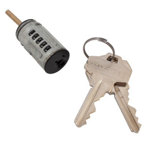 SC1 Keyway Kwikset SmartKey Replacement Cylinder with Black Finish for Interior Double Cylinder Deadbolts 85171-001