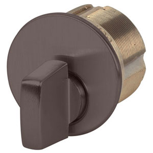 1-1/2" Thumbturn Mortise Cylinder 46 Dark Brown Oil Rubbed Bronze