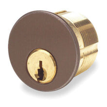 1-1/8" Mortise Cylinder Schlage E Keyway Brown Duranodic Finish 7186SE1-46-KA2