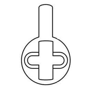 863P-00-10 Mortise Cylinder Cam for Segal/Emhart #17