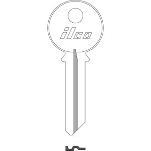 997PA Bag of 10 Nickel Plated Brass Key Blanks