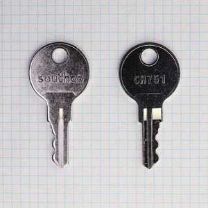 SouthCo CH751 Pre-cut Key fits some Camper Locks Sold 1 Each