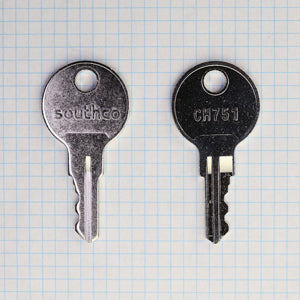 CH751 Pre-cut Key fits many utility and construction locks – Foley