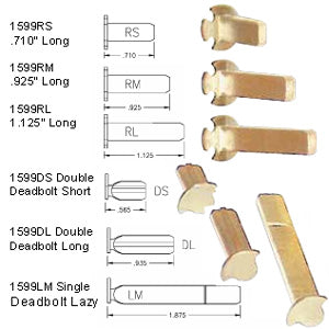 1599TPK-00-10 6 Piece Tailpiece Kits for ILCO 1599 KIK/KID Cylinders