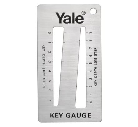 Yale KG1 Key Gauge for .019 and .025 Increments