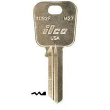 1092F M27 Bag of 10 Nickel Plated Brass Key Blanks