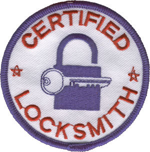 CERTIFIED LOCKSMITH Shoulder/Cap Patch