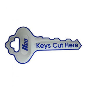 Hanging "Keys Cut Here" Sign 434-00-8X
