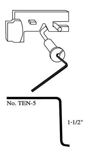 Lever Tumbler Lock Pick/Tension Wrench TEN-5  1-1/2
