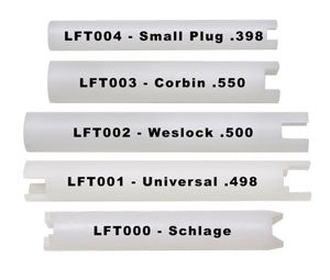 LAB Delrin Plug Follower Set LFT005 – Foley-Belsaw Locksmithing