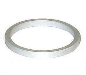 Solid Spacer Ring 1/8" Satin Aluminum Finish 861D-28-10