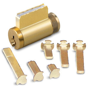 SPECIAL PRICE: 15996SC-26D-KD ILCO Key in Knob Cylinder with Schlage C Keyway Keyed Different Satin Chrome Finish