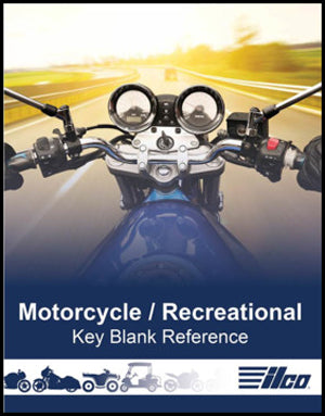 Motorcycle and Recreational Vehicle Key Blank Reference