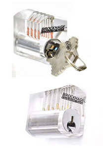 See Through Practice Lock with Spool Pins ST-35W