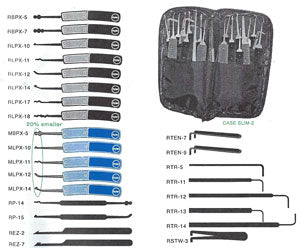 Rytan 25 Piece Lock Pick Kit RMP, TYPE 7 – Foley-Belsaw Locksmithing
