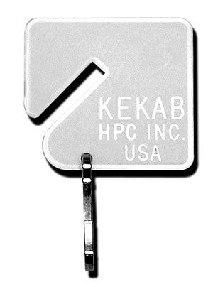 Key Tags for KeKab White Plain Package of 20 PLT-20
