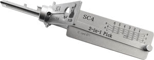 Lishi SC4 2-in-1 Pick and Decoder for Schlage 6 pin Locks with the C keyway