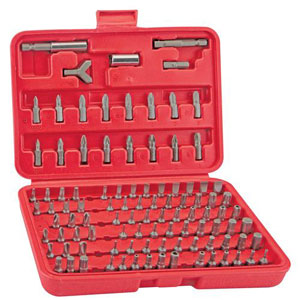 100 Piece Bit Set with Security Bits