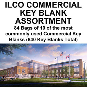 Commercial Key Blank Assortment 840 key blanks 152-00-8X