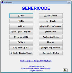 Genericode Code Software Update USB Stick GWINUC USB