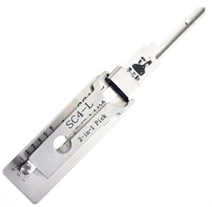 Lishi SC4-L 2-in-1 Pick and Decoder for Schlage 6 pin Locks with the C keyway