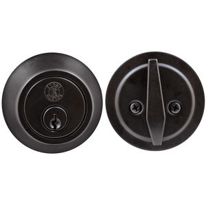 SC1 Matte Black Single Cylinder Deadbolt HL010703 **CLOSE-OUT**