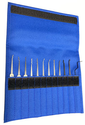 Canvas Lock Pick Case with 12 Slots