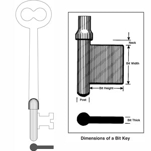 Bit Keys and Barrel Keys – Foley-Belsaw Locksmithing