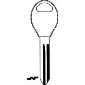 X237 DA34 Bag of 10 Nickel Plated Brass Key Blanks