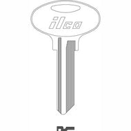 A1176 KW5 Bag of 10 Nickel Plated Brass Key Blanks - Foley-Belsaw Locksmithing A1176 8.75 USD