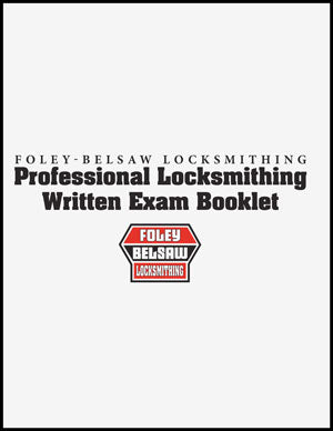 Locksmith Course Exam Booklet - Study Guide