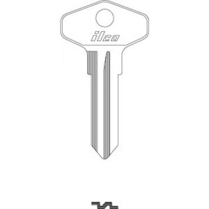 X20 FC2 Bag of 10 Nickel Plated Brass Key Blanks