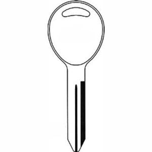 Y159 P1795 Box of 50 Nickel Plated Key Blanks