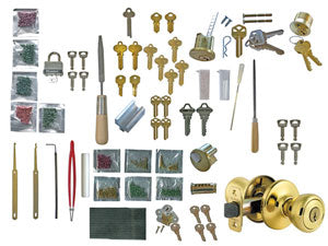Total supply package for locksmith training course.