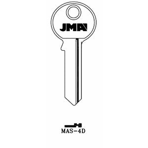 MAS-4D MS19 Bag of 10 Nickel Plated Brass Key Blanks Master Lock